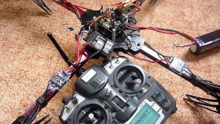 Gasweg am Quadrocopter mit KK Board anlernen [upl. by Rowney348]