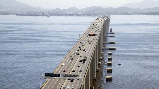 PONTE RIO  NITERÓI BRASIL 138 KM [upl. by Akinhoj]