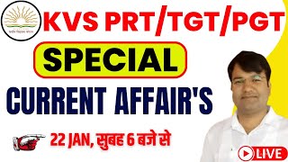 KVS CURRENT AFFAIRS 2022  KVS PRTTGTPGT EXAM 2023  SPECIAL CURRENT AFFAIRS FOR KVS 2023 [upl. by Redle]