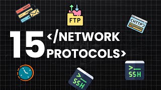 15 Network Protocols Explained In 12 Minutes [upl. by Jasun]