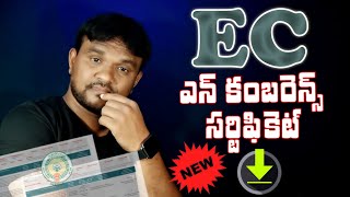 How to Download EC Encumbrance Certificate Online in Telugu 2024  Download EC in IGRS [upl. by Britni]