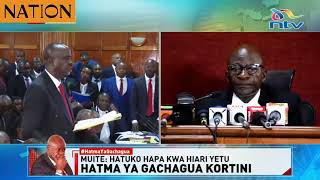 Gachagua impeachment Lawyer Danstan Omari disagrees with threejudge bench over files before court [upl. by Lillywhite]