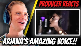 Producer Reacts to Ariana Grande  Positions Studio Footage [upl. by Ntsuj]