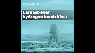 Largestever hydrogen bomb blast [upl. by Jary]