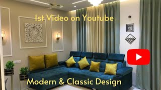 Modern amp Classic  2BHK Interior Design  Interior design ideas  Pride World City  Pune [upl. by Aphrodite]