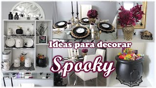 Halloween home Tour 2024🎃 Ideas para decorar en Halloween 👻 [upl. by Bay897]