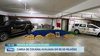 Tráfico de drogas em Ipaussu carga de cocaína avaliada em r 50 milhões [upl. by Elyse357]