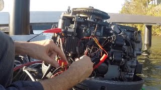 No spark How to test CDI ignition on an outboard motor [upl. by Charpentier]