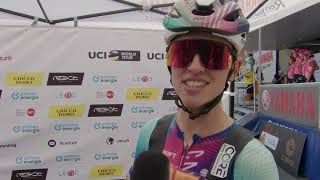 Katarzyna Niewiadoma  Interview at the start  Stage 4  Tour de Suisse Women 2024 [upl. by Thetes623]