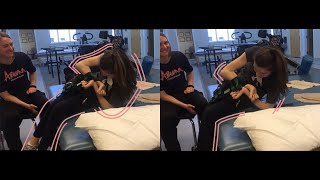 C5C6 Quadriplegic Supine to Sitting Transfer at Therapy [upl. by Jariah]