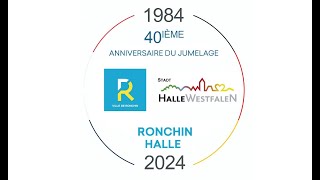 Cérémonie des 40 ans du jumelage entre Ronchin et Halle [upl. by Tomkin]