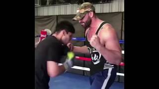 Ryan García connects Social media star Bradley Martyn with sick body shots [upl. by Tilly930]