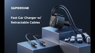 SUPERONE Retractable Car Charger [upl. by Coward]