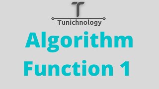 Algorithme  Fonction et Procédure 1 تعلم معنا الخوارزميات بالتونسي و خوذ شهادتك ببلاش [upl. by Patrich]