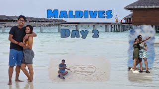 India to Maldives 🇮🇳🇲🇻  Chapter 3  Honeymoon trip [upl. by Okika]