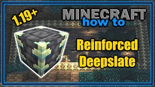 What Is Reinforced Deepslate Can You Break It 119  Easy Minecraft Tutorial [upl. by Epifano]