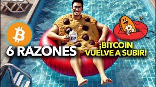 ¡Se ACABÓ la CAÍDA de BITCOIN ¡6 RAZONES de que VUELVE a SUBIR [upl. by Hilbert499]