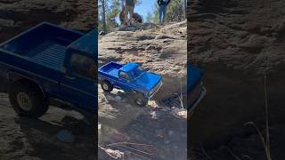 Traxxas TRX4M comp day Chevrolet K10 4x4 118 scale rc rock crawlers [upl. by Amilas]