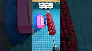 New corn peeling world record time ⏱️😳 [upl. by Yramliw]