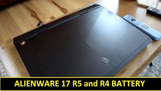 Alienware 17 R5 Battery Replacement [upl. by Joash603]