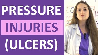 Pressure Ulcers Injuries Stages Prevention Assessment  Stage 1 2 3 4 Unstageable NCLEX [upl. by Enomyar]