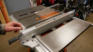 Major Upgrade at the Shop  Rigid TS3650 Table Saw Show and Tell [upl. by Stephens]