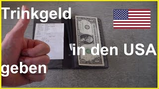 Trinkgeld geben in den USA  Trinkgeld Amerika  TIP in USA  How much to tip in USA [upl. by Anitnahs553]