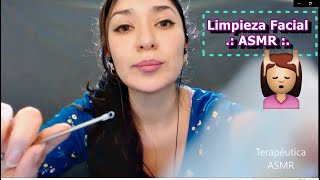 ASMR Epañol Limpieza Facial Espinillas  Roleplay  Soft Spoken [upl. by Areht]