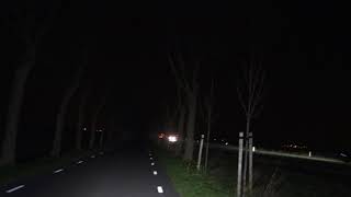 Exposure Strada 1200lm vs Spanninga Axendo40 110lm bicycle lights [upl. by Weisberg537]