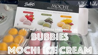 Mochi Ice Cream Bubbies 18 pack From Costco [upl. by Westley]