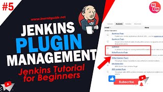 Jenkins 5  Jenkins Plugin Management  Jenkins Tutorial for Beginners [upl. by Hugo418]