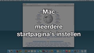 Meerdere startpaginas instellen VideoBytes  Mac [upl. by Dahc125]