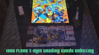 1996 Fleer XMen Trading Cards Unboxing [upl. by Guenzi]