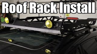 Installing a Universal Roof Rack on a 2018 Subaru Forester [upl. by Yendyc]