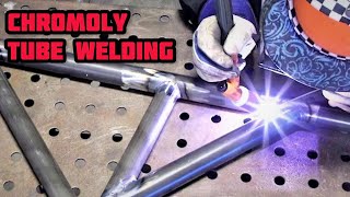 Chromoly Tube Welding for Motorsports  TIG Welding [upl. by Ahsimed]