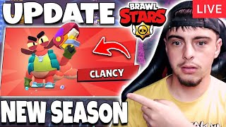 🔴LIVE NOUL UPDATE CHIAR ACUM  BRAWL STARS ROMANIA [upl. by Aime]