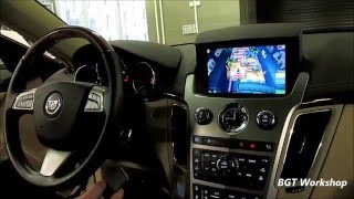 Apple TV 4 на штатном мониторе на примере Cadillac CTS [upl. by Balthazar340]