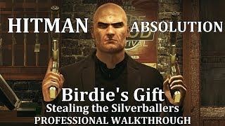 Hitman Absolution Mission 8 Birdies Gift  Stealing the Silverballers  PRO Walkthrough [upl. by Hagan]