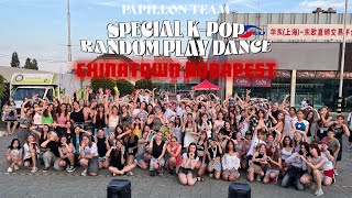 KPOP IN PUBLIC Kpop Random Play Dance in Chinatown Budapest by Papillon Team Hungary [upl. by Balkin]