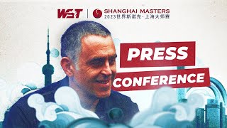 Ronnie OSullivan L16 Press Conference 63 vs Ali Carter  Shanghai Masters [upl. by Arakaj]