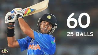 Yuvraj Singh 60 off 25 vs Sri Lanka 2nd T20 2009 in Mohali Yuvraj gifts him self on his Birth Day [upl. by Araminta]