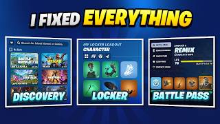 I fixed Fortnites Locker UI AGAIN and the rest of the game [upl. by Mari]