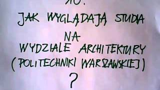 10 jak wyglądają studia na wydziale architektury [upl. by Pich]