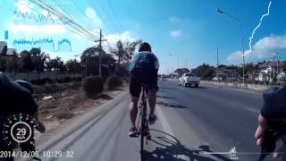 Cervelo S3 2015 Test Rolling  Chiangmai bike festival 2014 [upl. by Pallas226]