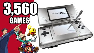 The Nintendo DS Project  All 3560 NDS Games USEUJP [upl. by Aisan135]