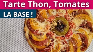 Comment réaliser une belle Tarte au thon et aux tomates [upl. by Arleen]