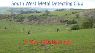 SWMDC Metal Detecting Finds 1st May 2016 [upl. by Ettenirt]