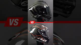 AGV Pista GP RR 06 Versus Alpinestars Supertech R10  Champion Helmets motorcyclegear race [upl. by Adyam]