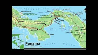 map of Panama [upl. by Cacilie]