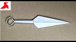 DIY  How to make KUNAI from A4 paper [upl. by Adama]